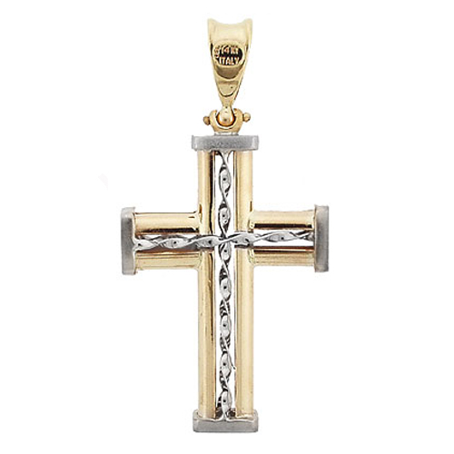 Filigree Italian Cross Charm
