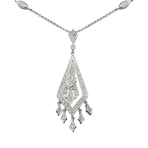 Round Diamond Necklace
