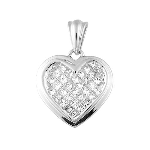 Diamond Heart Charm