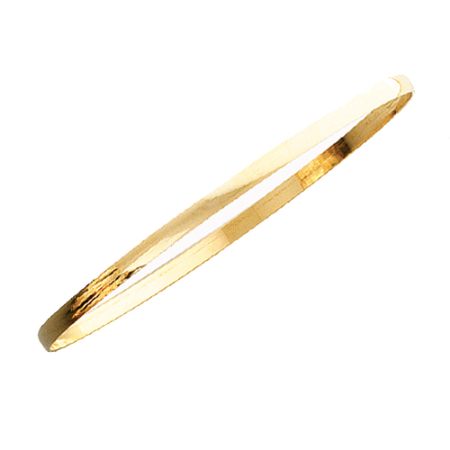 14K Solid Bangle