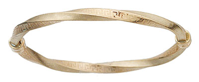 Greek Key Swirl Bangle