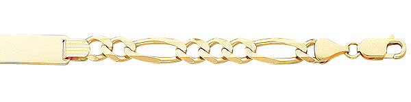 7mm Figaro ID Bracelet