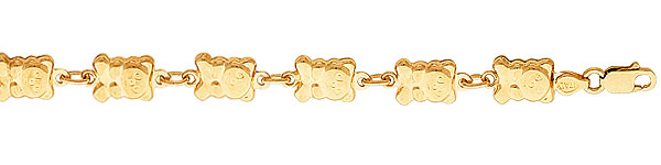 Teddy Bear Charm Bracelet