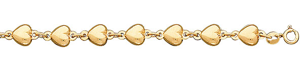 Heart Charm Bracelet