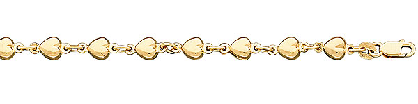 Heart Charm Bracelet