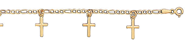 Cross Charm Bracelet