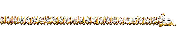 CZ Bar Tennis Bracelet