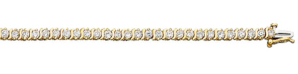 Wave CZ Tennis Bracelet