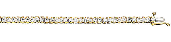 14K CZ Tennis Bracelet