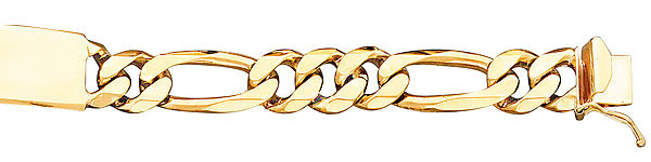 Mens Gold ID Bracelet