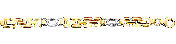 14K Two Tone Eleganza Bracelet
