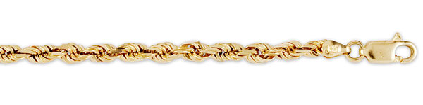 5mm Diamond Cut Rope Chain