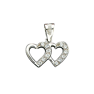 CZ Heart Charm
