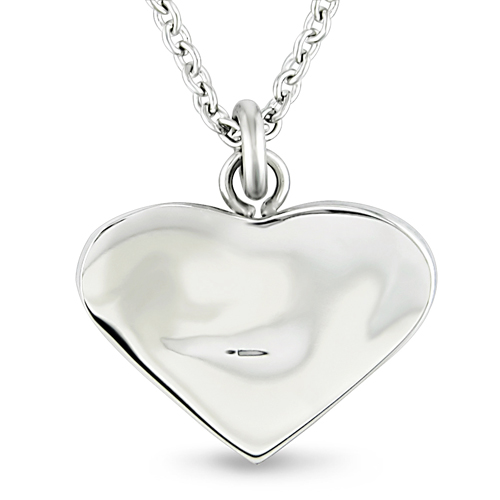 18in Stainless steel Heart Necklace