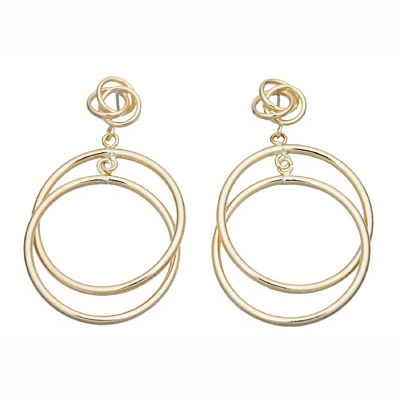 Dangle Hoop Earrings