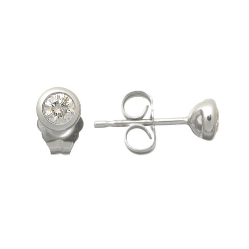 Round Diamond Earrings