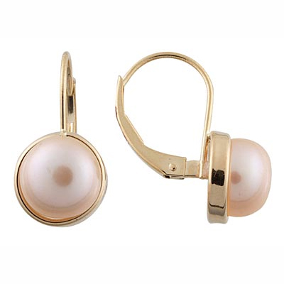 Pearl Huggy Earrings