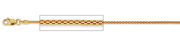 14K Yellow Gold 1.5mm Popcorn Chain