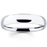 18k White Gold 5mm Wedding Ring