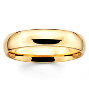 18k Yellow Gold 5mm Wedding Ring