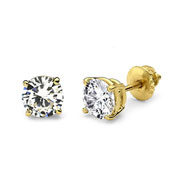 1.50 ct Round Diamond Solitaire Earrings