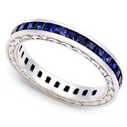 Signature Edge Blue Sapphire Eternity Band (1.8 ct.)
