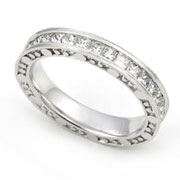 Signature Edge Princess cut Diamond Eternity Band (1.7 ct.)