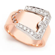 Diamond Buckle Fashion Ring (0.29 ct.)