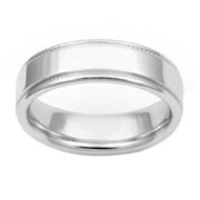 5mm Milgrain Wedding Band