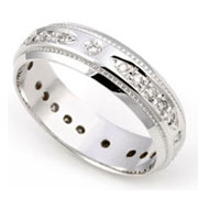 Pave set Diamond Eternity Band (0.20 ct.)