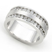 Channel set Dual Diamond Eternity Band (1.75 ct.)