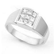 Invisible set Diamond Ring (0.45 ct.)