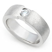 Bezel set Diamond Ring (0.20 ct.)