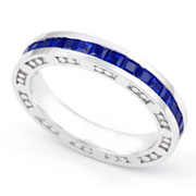 Signature Edge Blue Sapphire Eternity Band (1.7 ct.)
