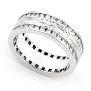 Channel set Diamond Eternity Band (1.19 ct.)