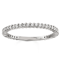 0.30 tcw Diamond Quality SI2 Color H/I Fancy White Gold Ring