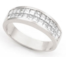 Invisible set Diamond Ring (1.56 ct.)