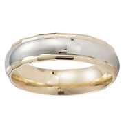 6mm 18K/Platinum Wedding Ring