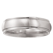 6mm Platinum Wedding Band