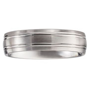 Double Channel Platinum Band