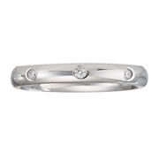 Platinum 3mm Diamond Eternity Band