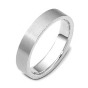 Livius 5.00 mm Platinum Wedding Band