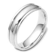 6.00 mm Platinum Wedding Band