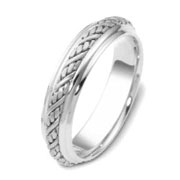5.50 mm Platinum Woven Dora Wedding Band