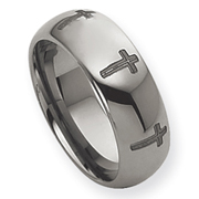 Laser Design 8mm Tungsten Ring