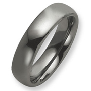 Tungsten Polished 6mm Band