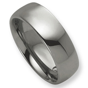 Polished Tungsten 8mm Band