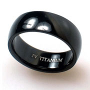 Black Titanium Ring - Lapetus