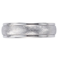 14k 6mm White Gold Wedding Ring