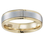 14k Two Tone Gold 6mm Designer Ring